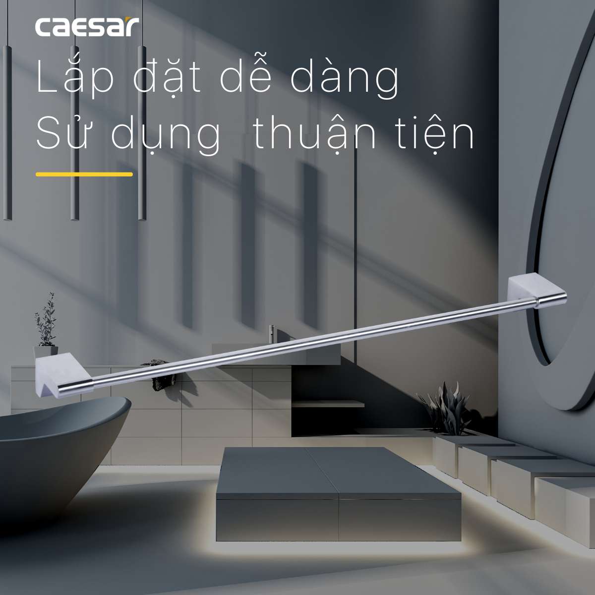 Thanh treo khăn Caesar Q8801