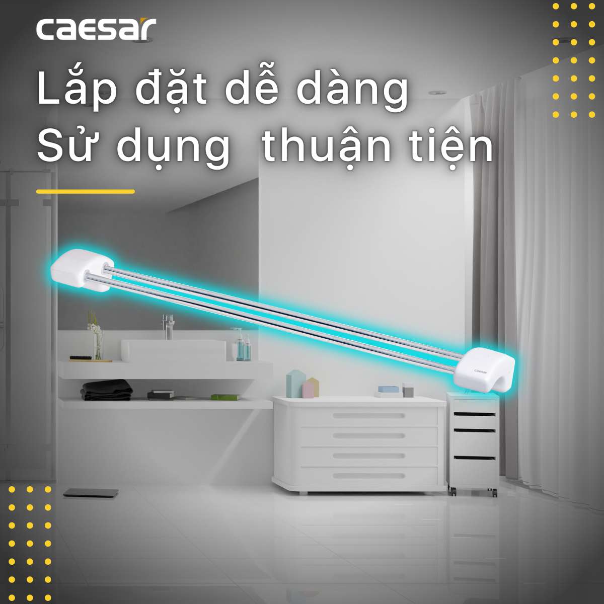 Thanh treo khăn Caesar Q941