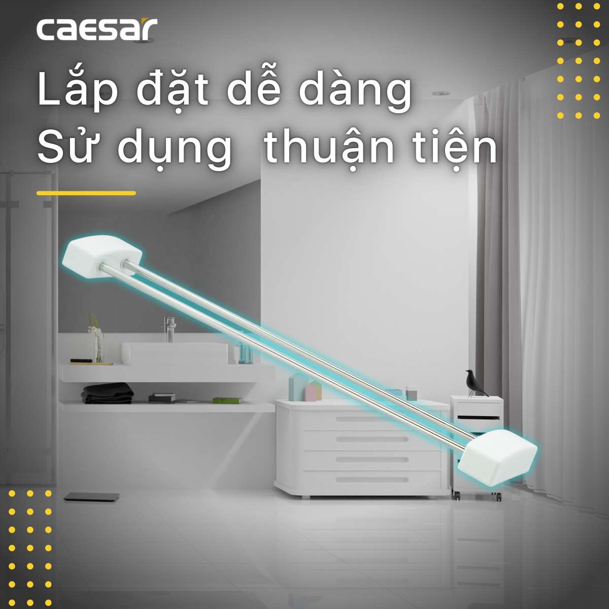 Thanh treo khăn Caesar Q991