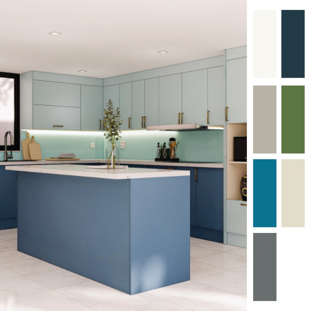Mặt ván màu đơn sắc nhạt Solidcolor Caesar
