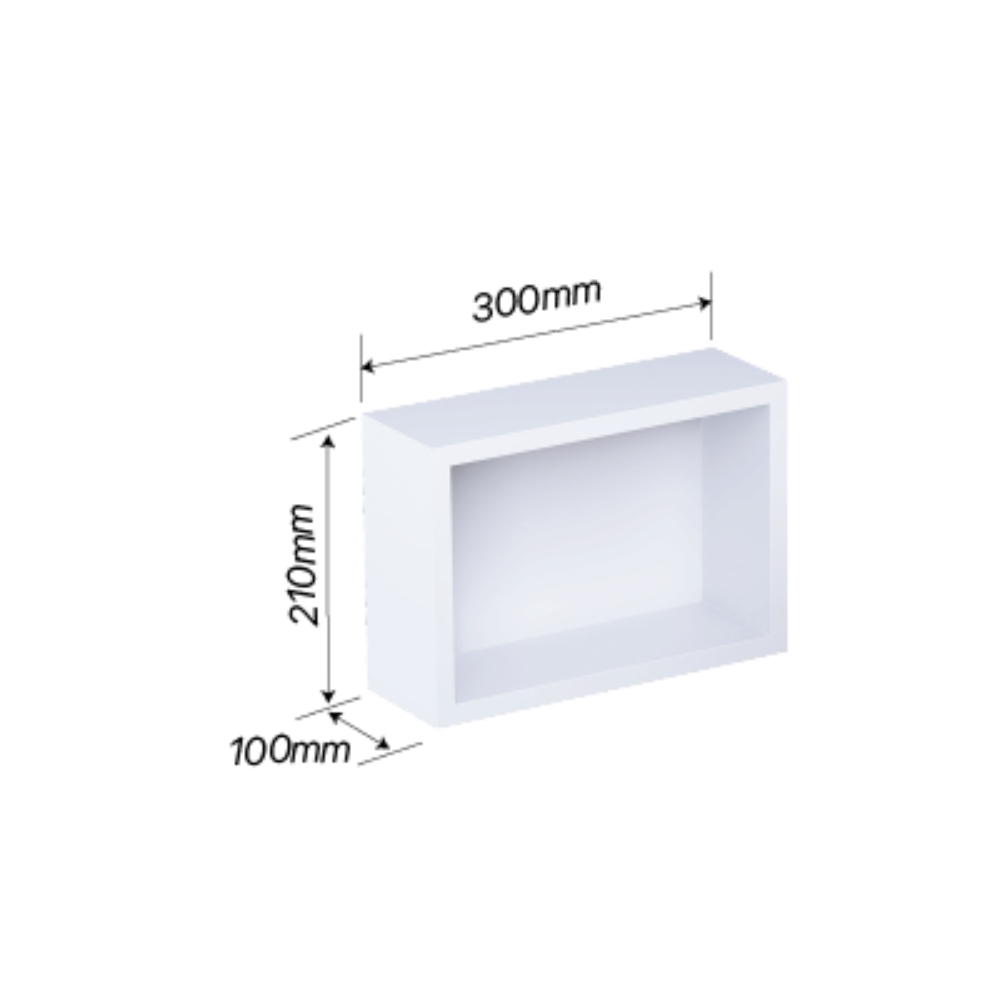 Kệ tủ treo phòng tắm đa năng 1 tầng màu trắng Caesar EA02030E