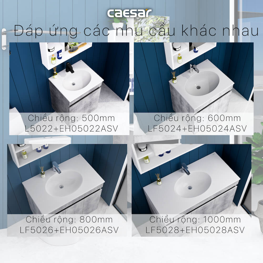 Tủ chậu cabinet Caesar EH05022ASV