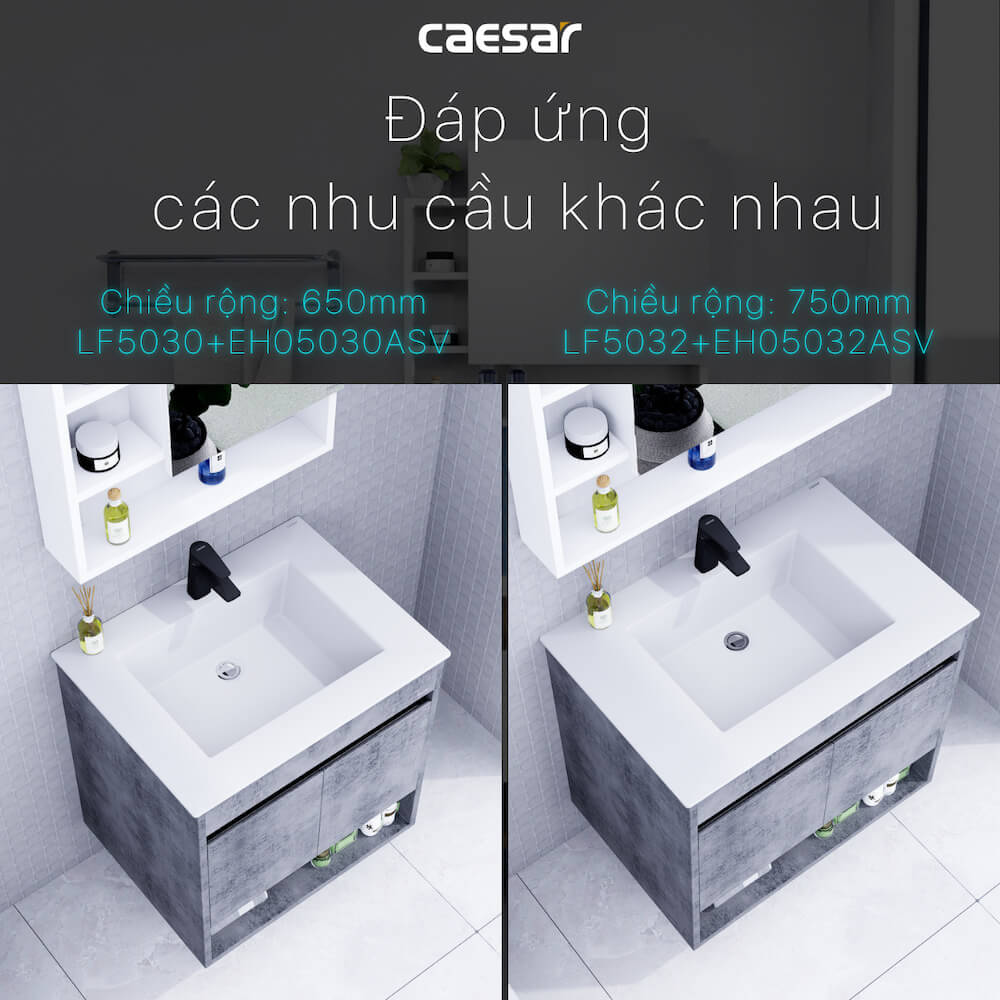 Tủ chậu cabinet Caesar EH05032ASV