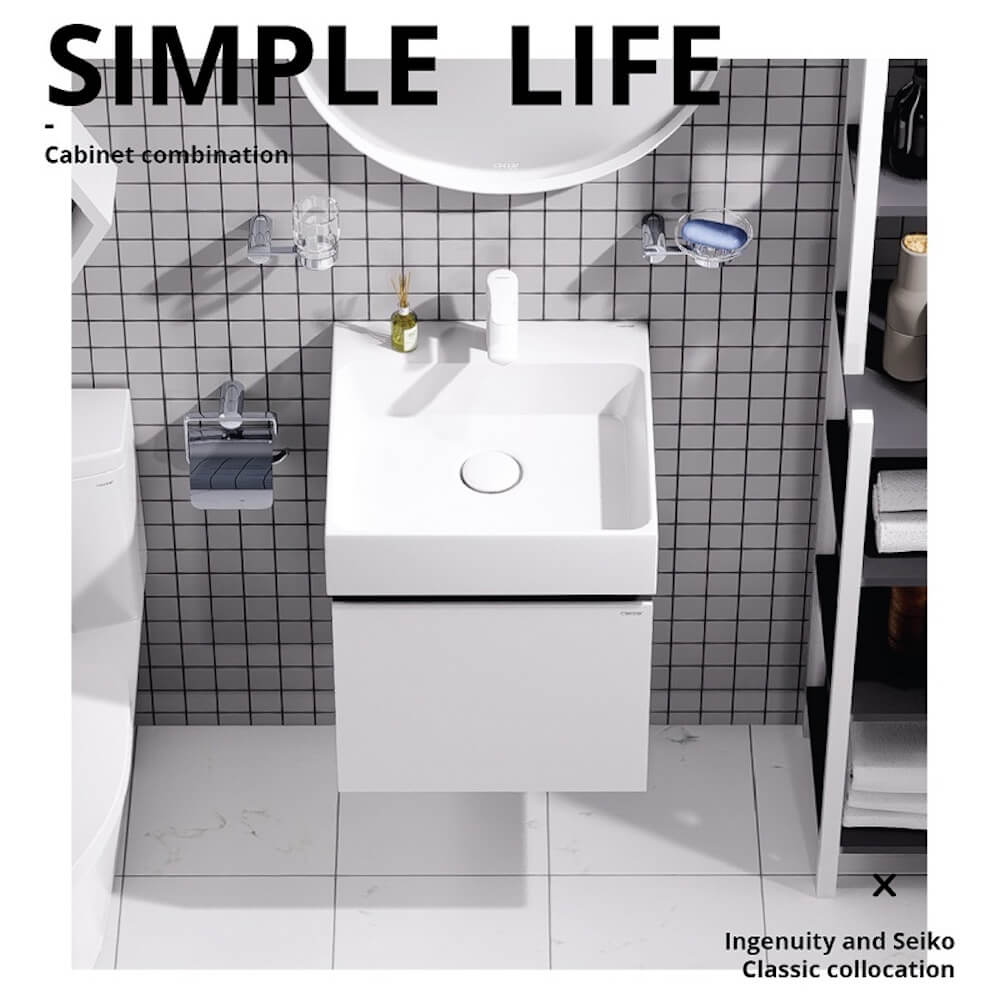 Tủ chậu cabinet Caesar EH05253ATGV