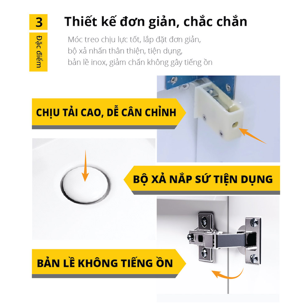 Tủ chậu cabinet Caesar EH05253AV