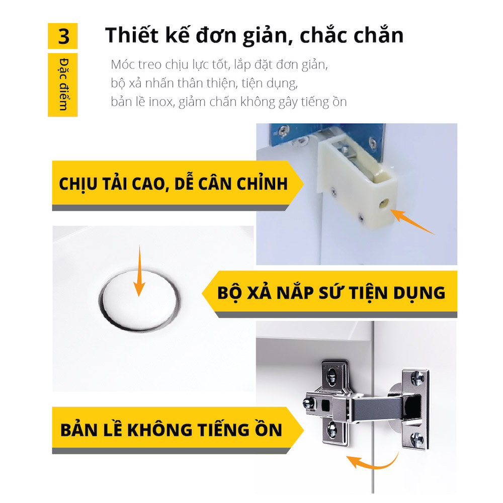 Tủ chậu cabinet Caesar EH05255AV