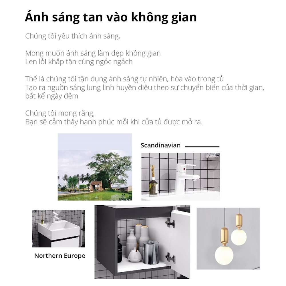 Tủ chậu cabinet Caesar EH05257ATGV