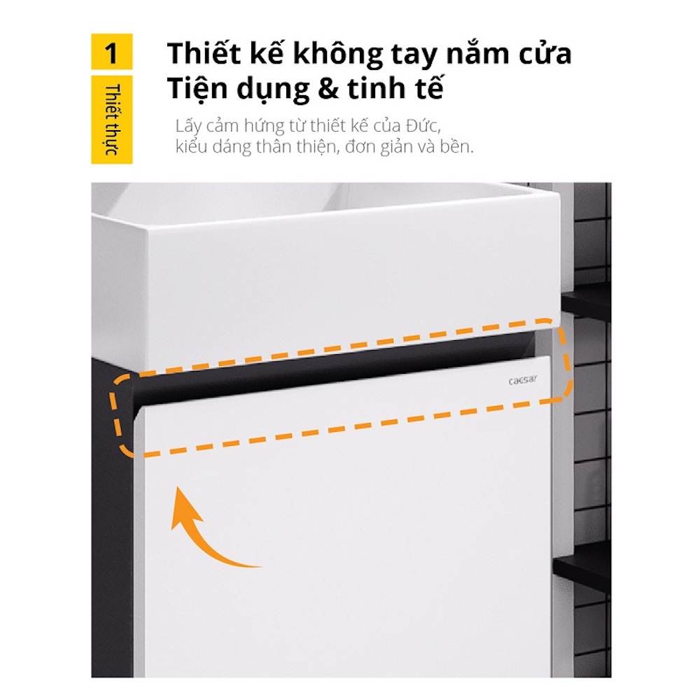 Tủ chậu cabinet Caesar EH05257ATGV