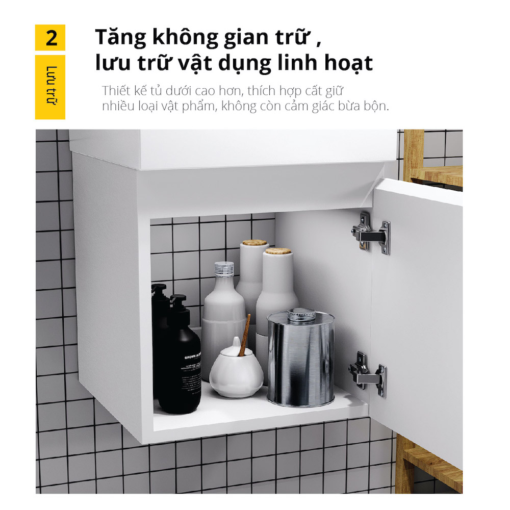 Tủ chậu cabinet Caesar EH05257AV