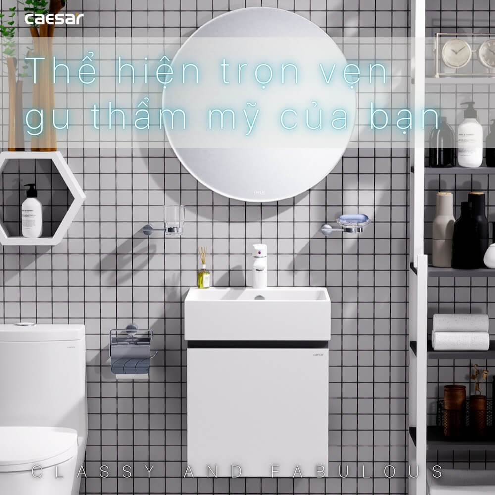 Tủ chậu cabinet Caesar EH05261ATGV