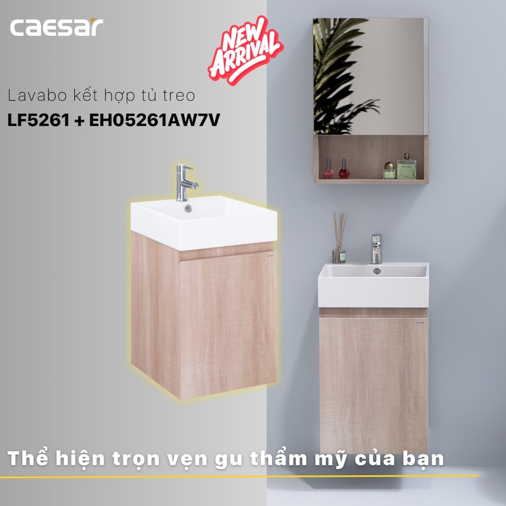 Tủ chậu cabinet Caesar EH05261AW7V