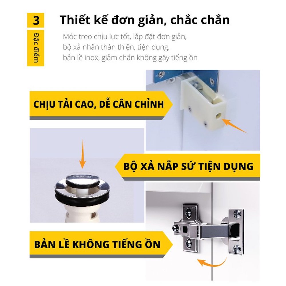 Tủ chậu cabinet Caesar EH05263AV