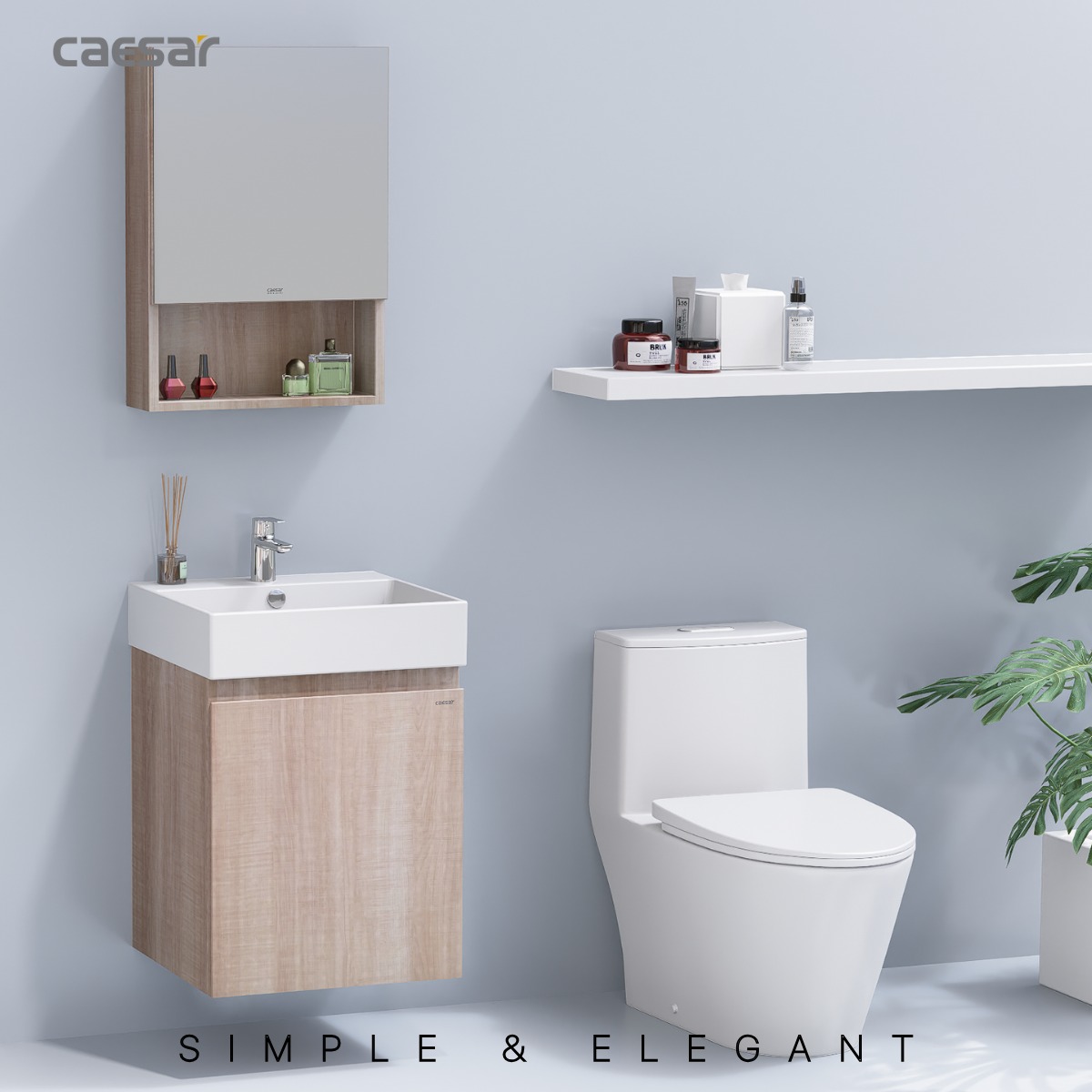 Tủ chậu cabinet Caesar EH05263AW7V