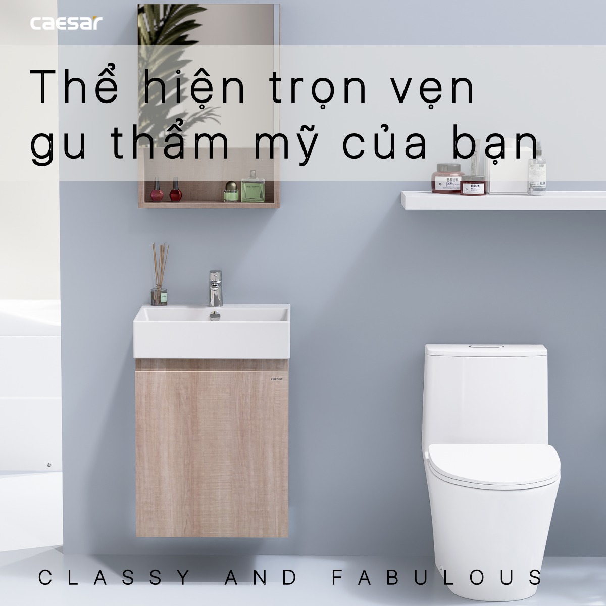 Tủ chậu cabinet Caesar EH05263AW7V