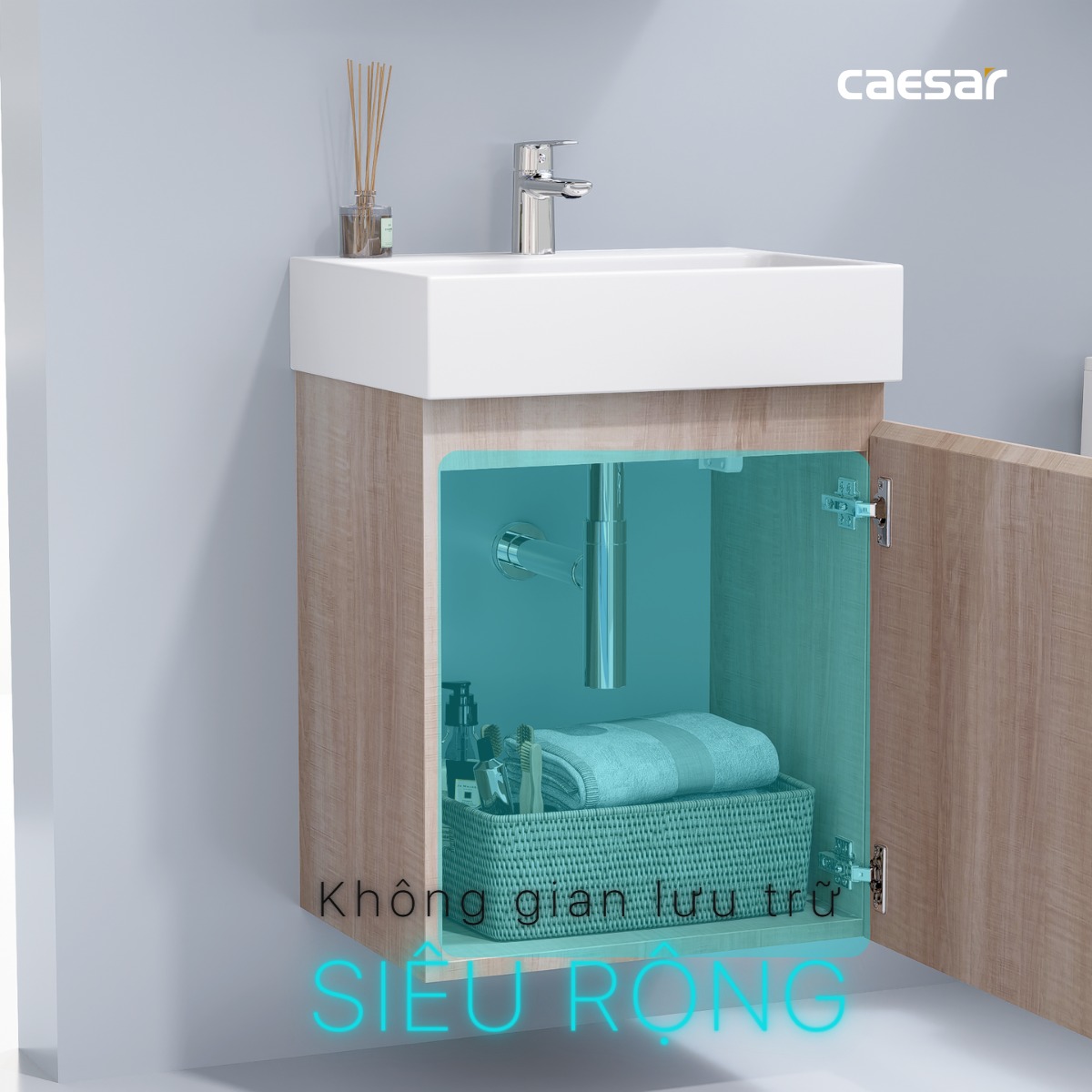 Tủ chậu cabinet Caesar EH05263AW7V