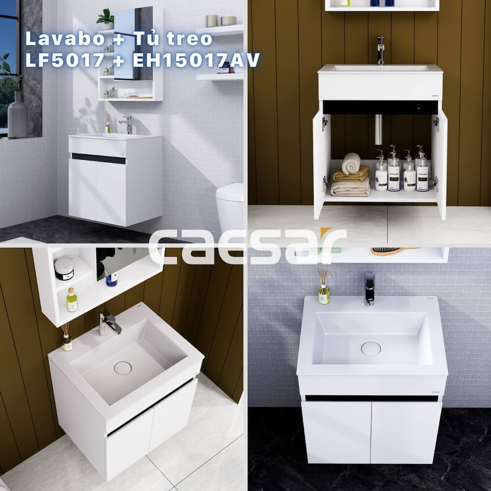 Tủ chậu cabinet Caesar EH15017AV