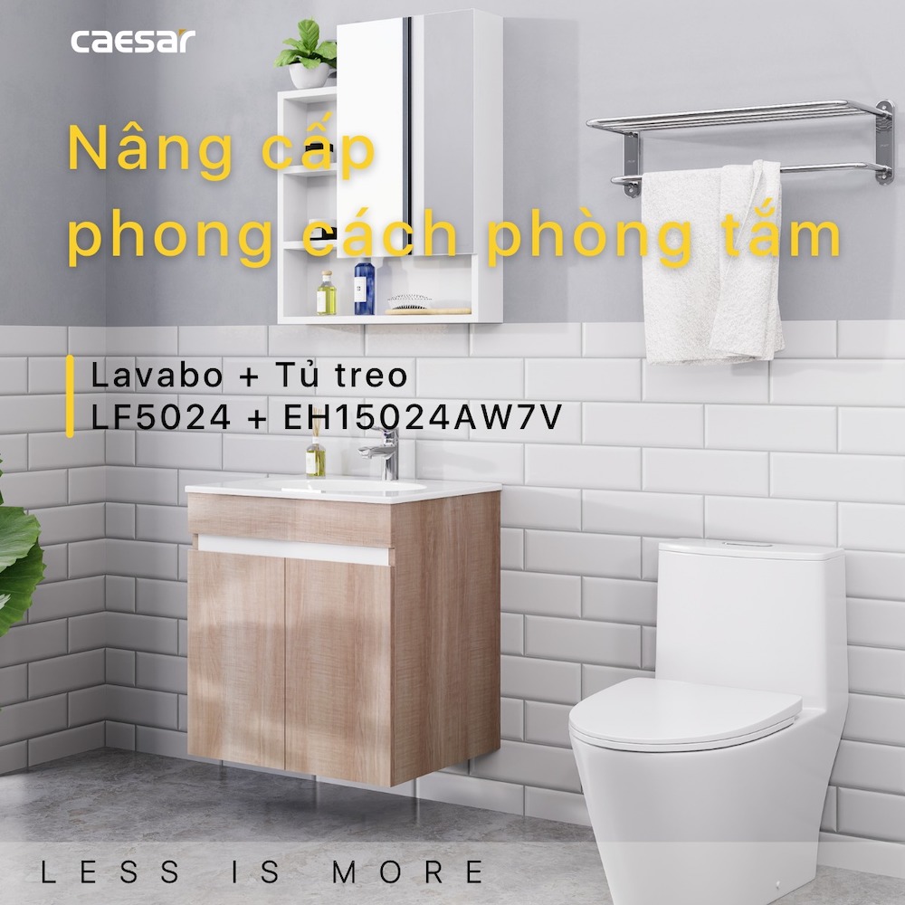Tủ chậu cabinet Caesar EH15024AW7V