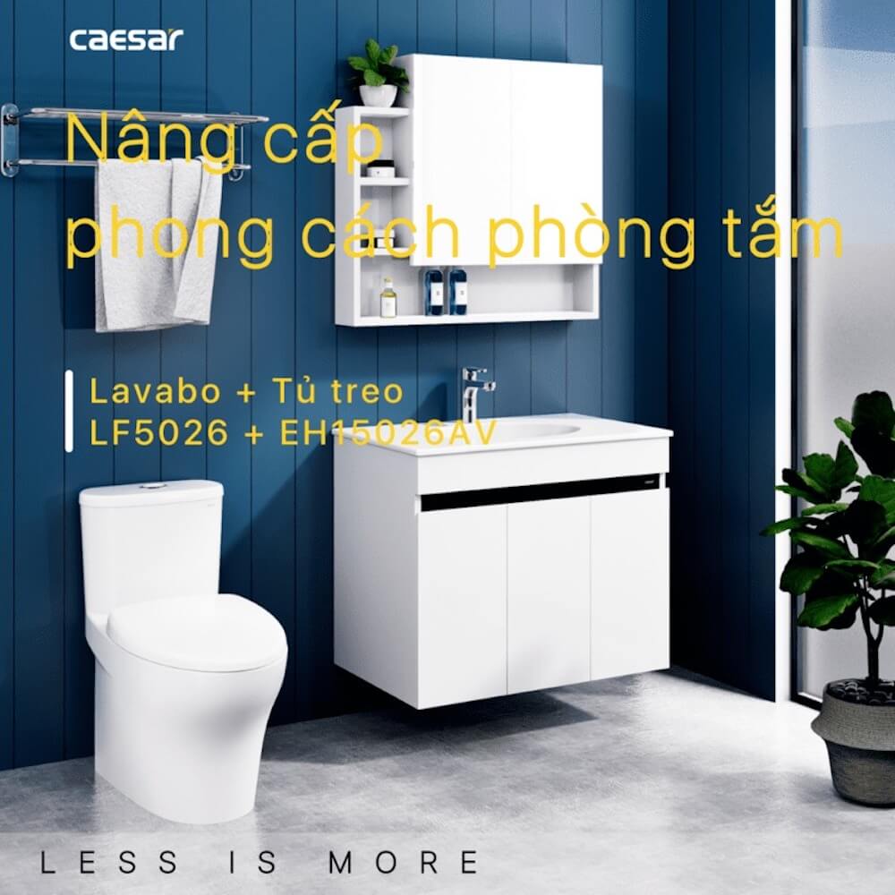 Tủ chậu cabinet Caesar EH15026AV