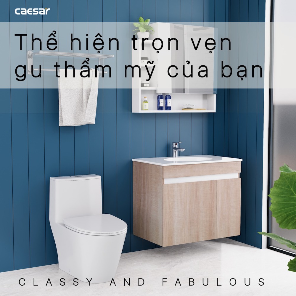 Tủ chậu cabinet Caesar EH15026AW7V