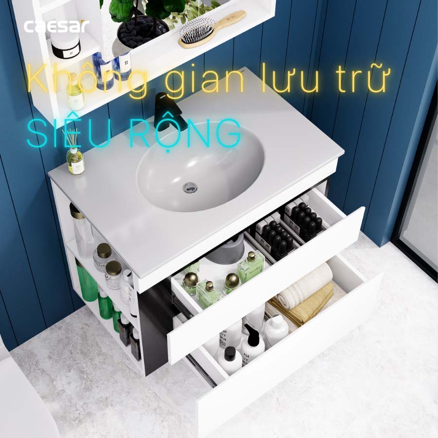 Tủ chậu cabinet Caesar EH15026DDLV