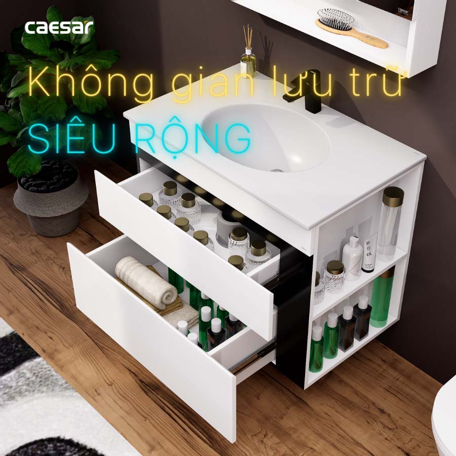 Tủ chậu cabinet Caesar EH15026DDRV