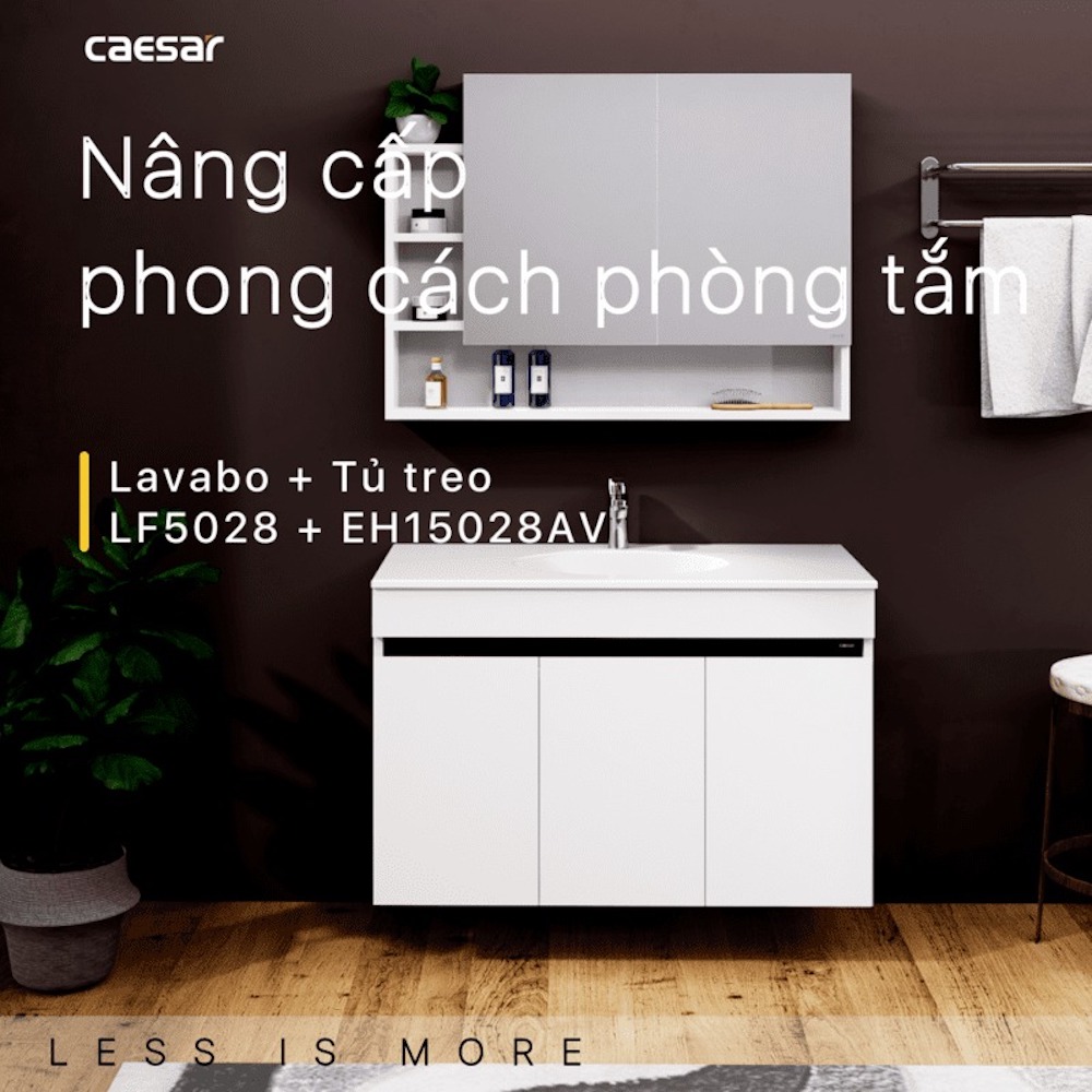 Tủ chậu cabinet Caesar EH15028AV