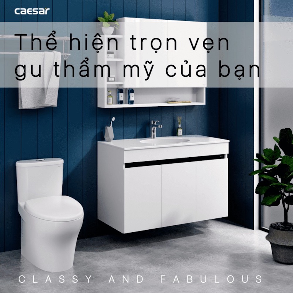 Tủ chậu cabinet Caesar EH15028AV