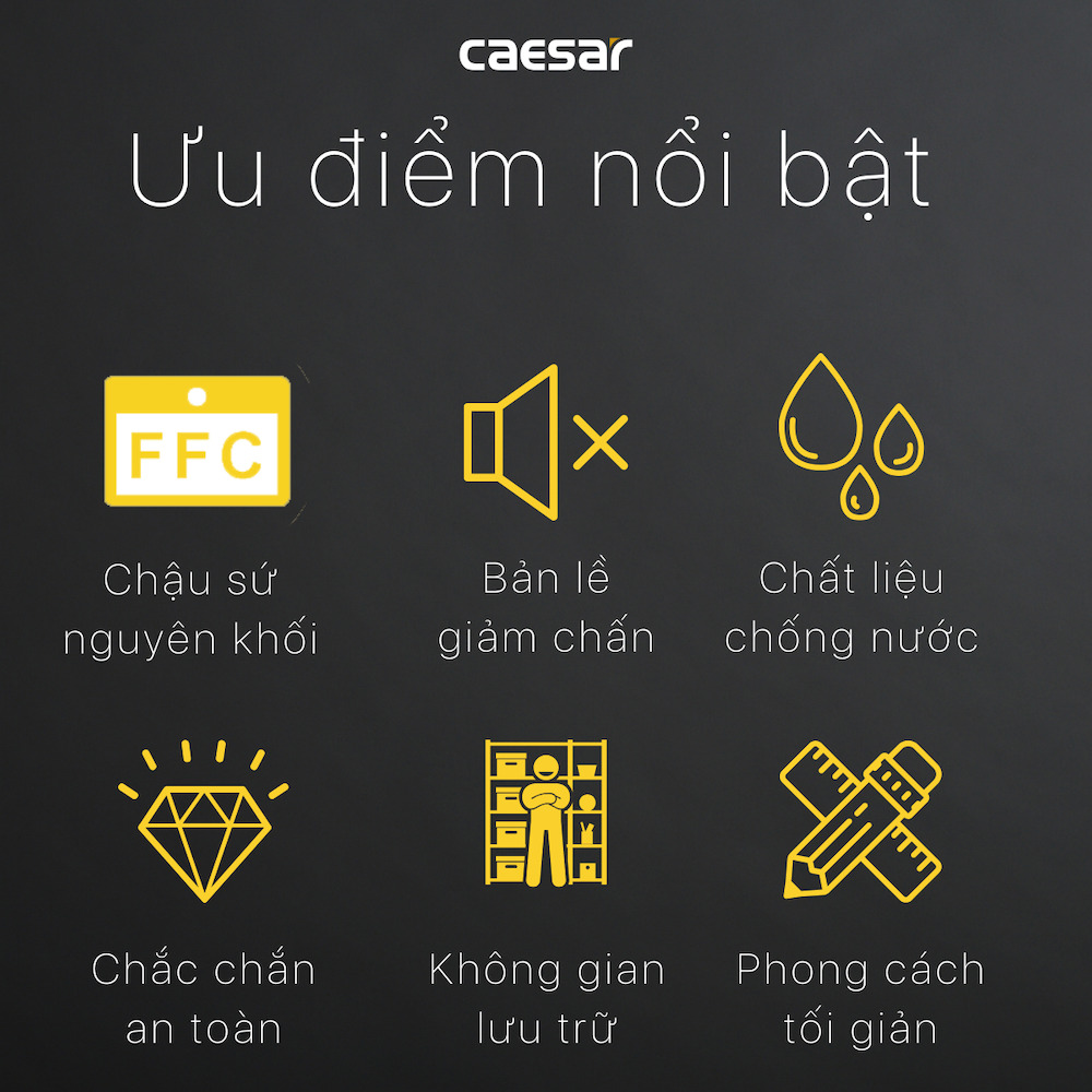 Tủ chậu cabinet Caesar EH15028AW7V
