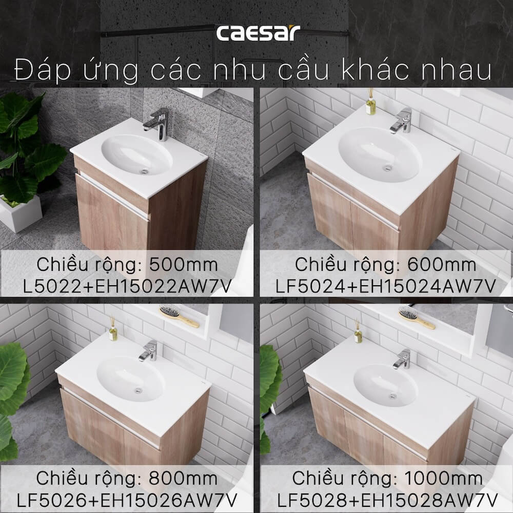 Tủ chậu cabinet Caesar EH15028AW7V