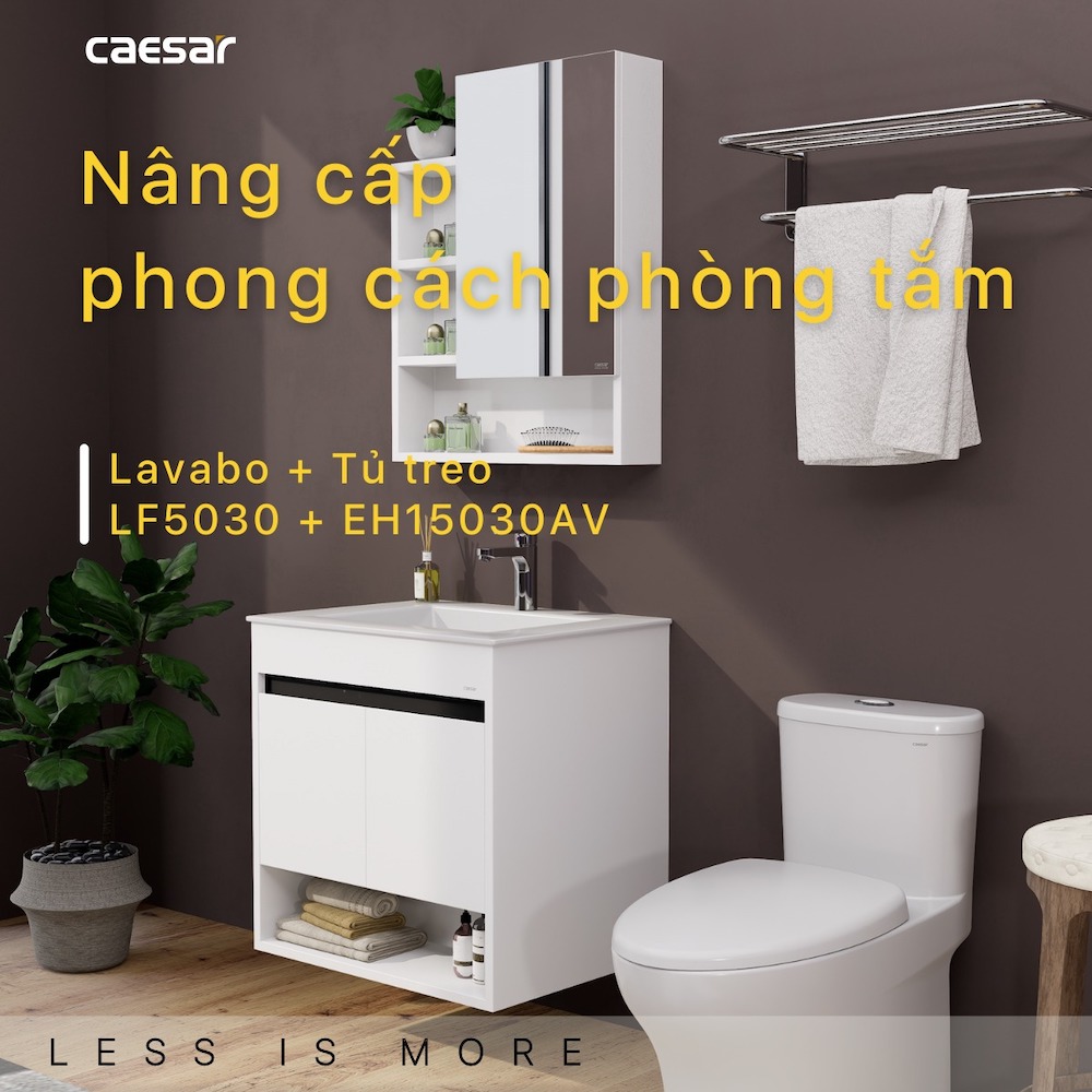 Tủ chậu cabinet Caesar EH15030AV