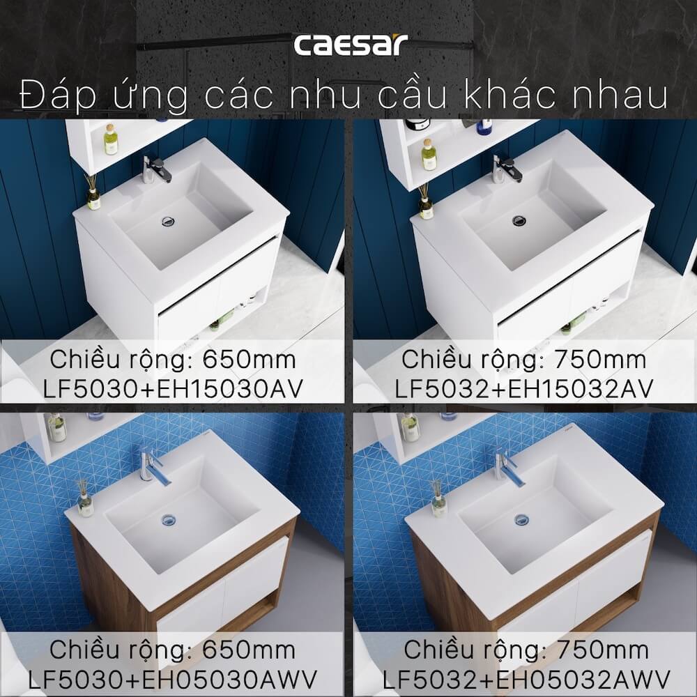 Tủ chậu cabinet Caesar EH15030AV