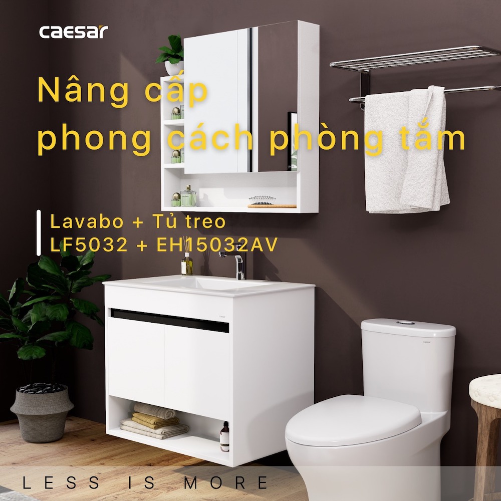 Tủ chậu cabinet Caesar EH15032AV