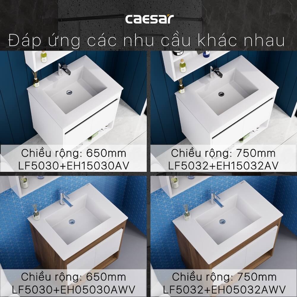 Tủ chậu cabinet Caesar EH15032AV