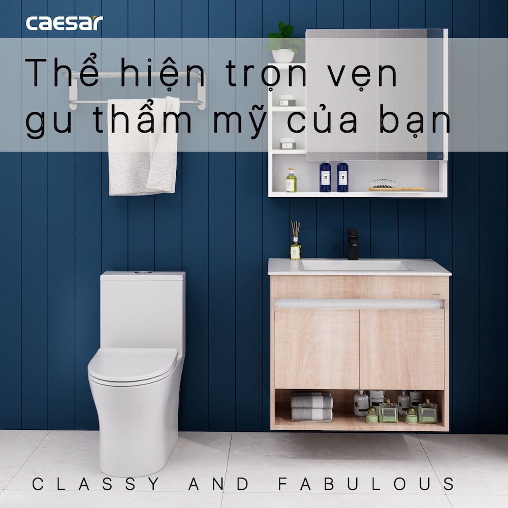 Tủ chậu cabinet Caesar EH15032AW7V