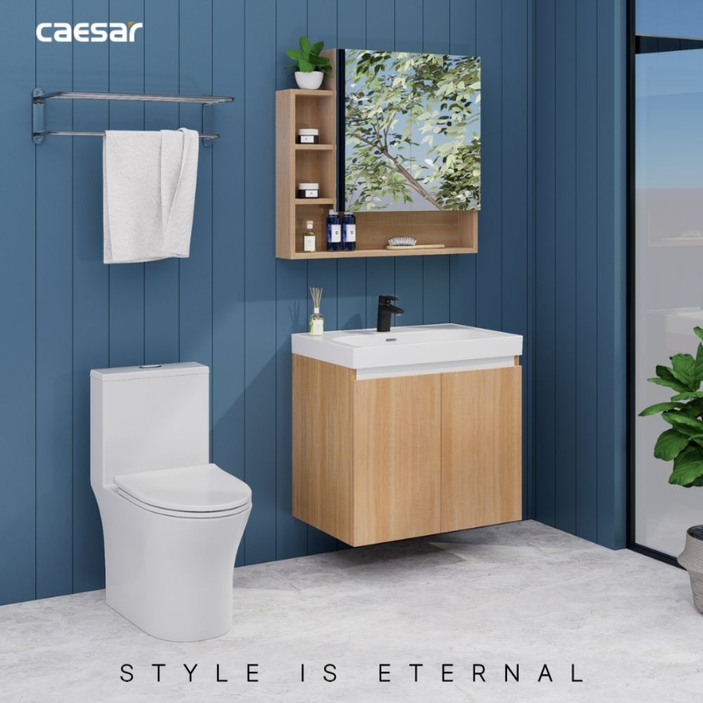 Tủ chậu cabinet Caesar EH15357CRW7V