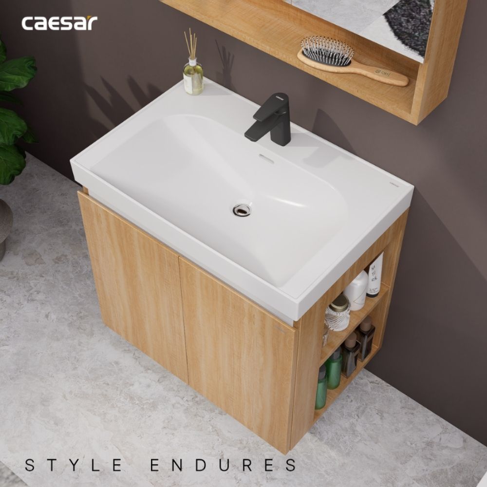 Tủ chậu cabinet Caesar EH15357CRW7V
