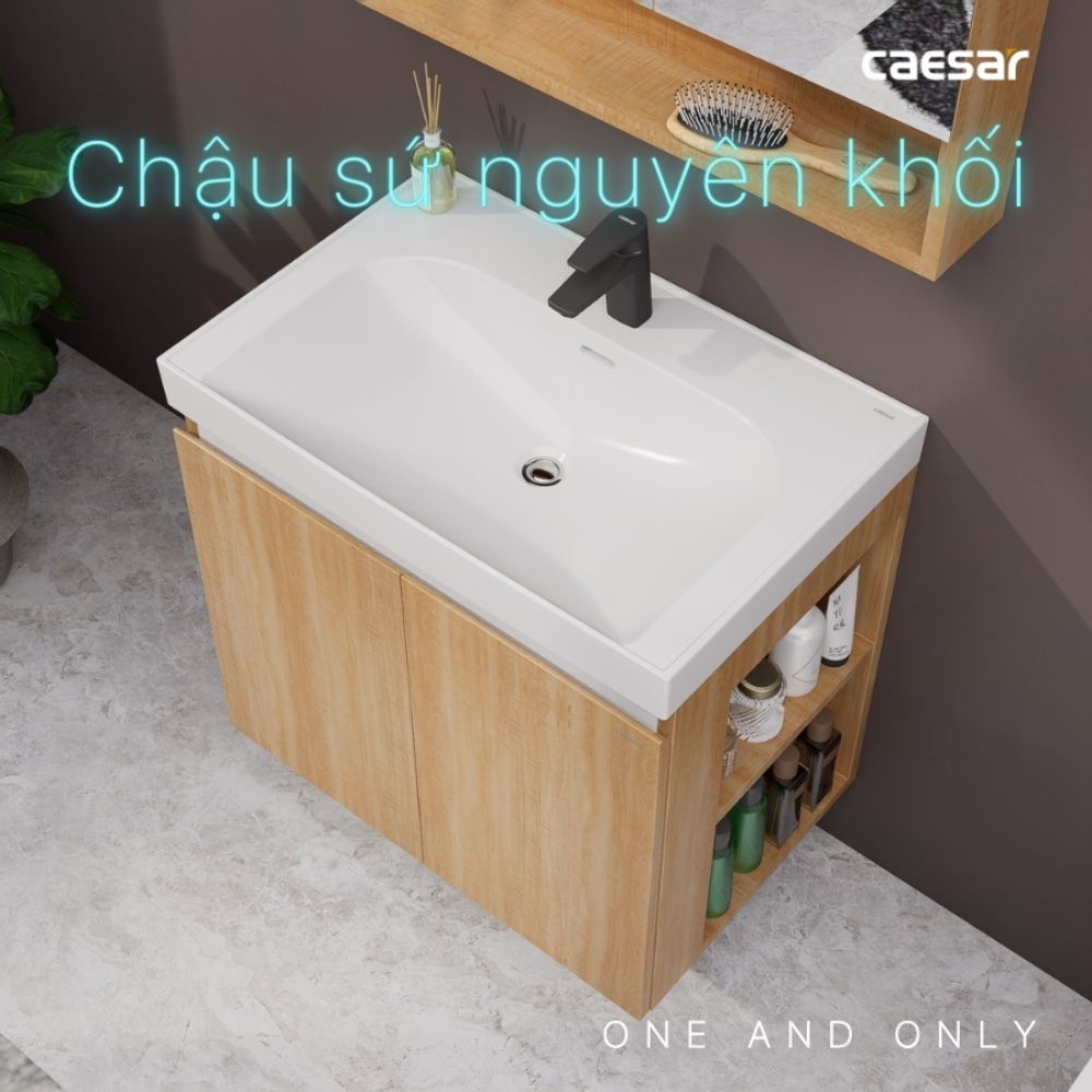 Tủ chậu cabinet Caesar EH15357CRW7V