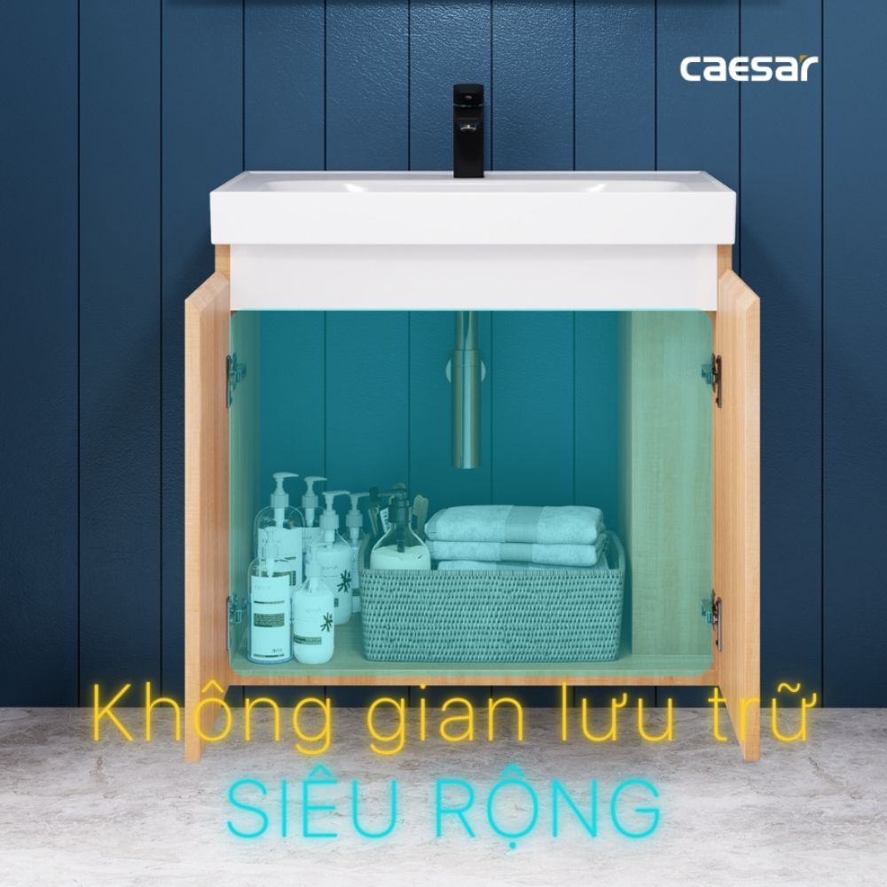 Tủ chậu cabinet Caesar EH15357CRW7V