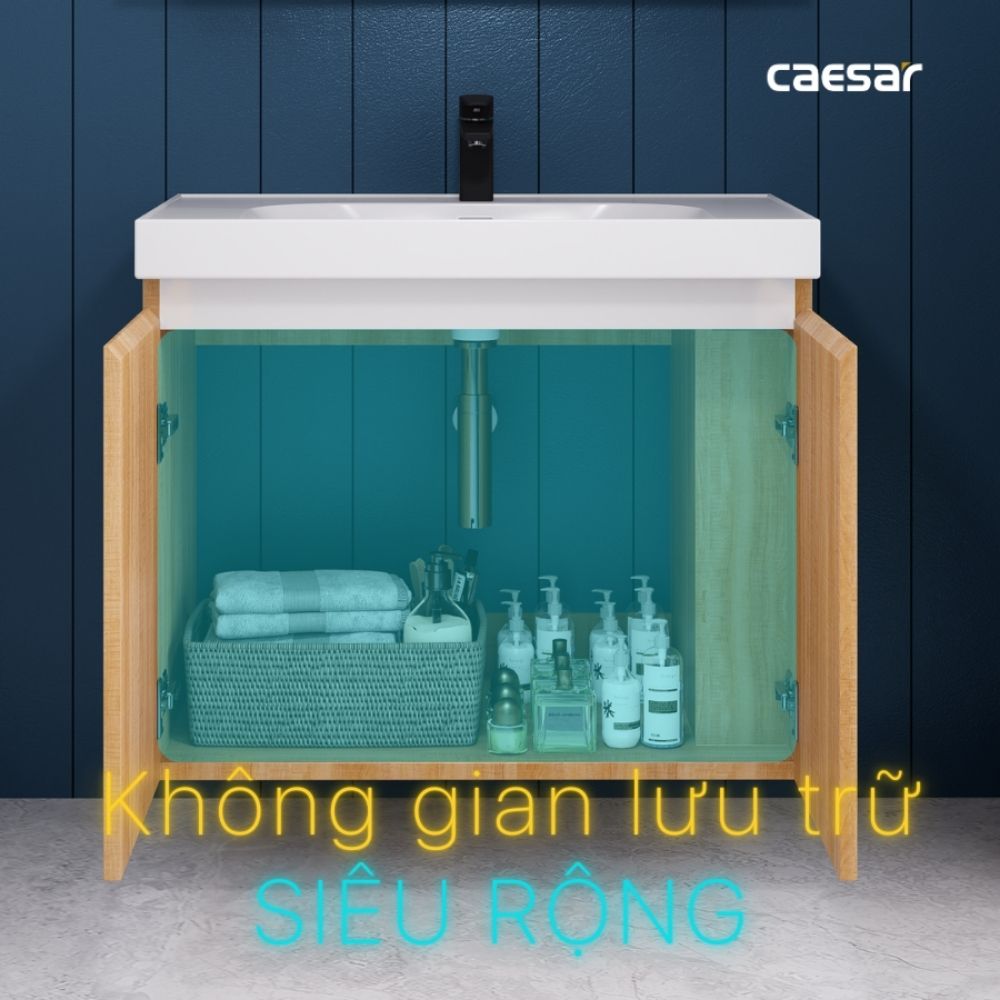 Tủ chậu cabinet Caesar EH15358CRW7V