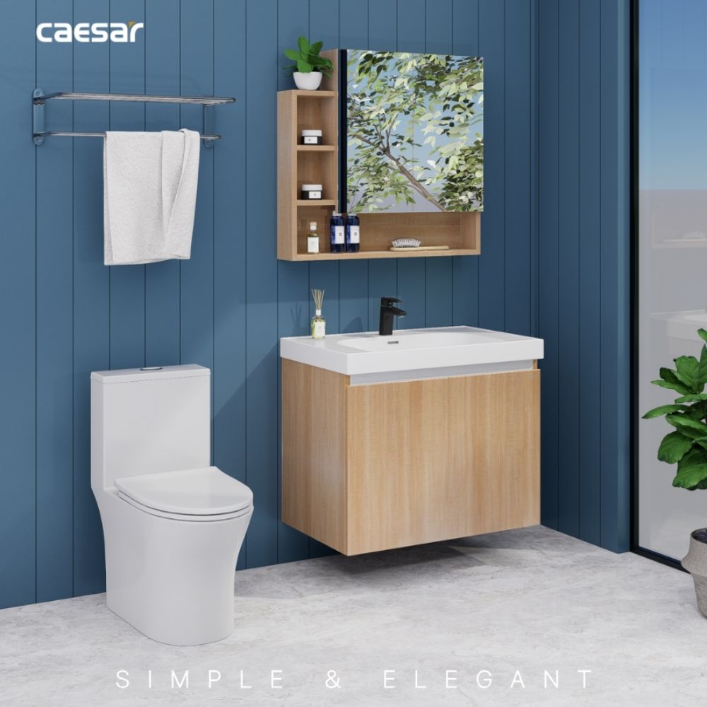 Tủ chậu cabinet Caesar EH15358CRW7V