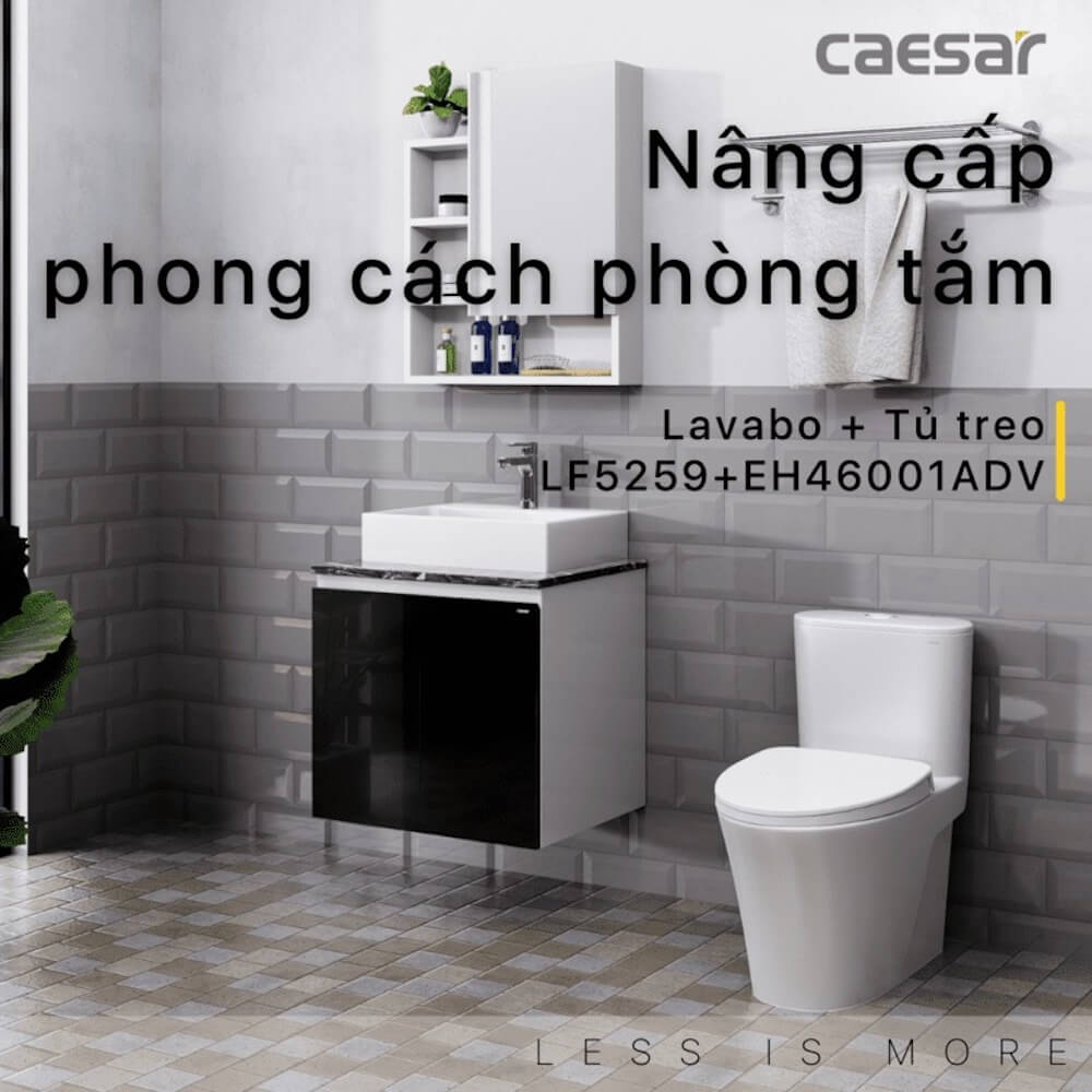 Tủ chậu cabinet Caesar EH46001ADV