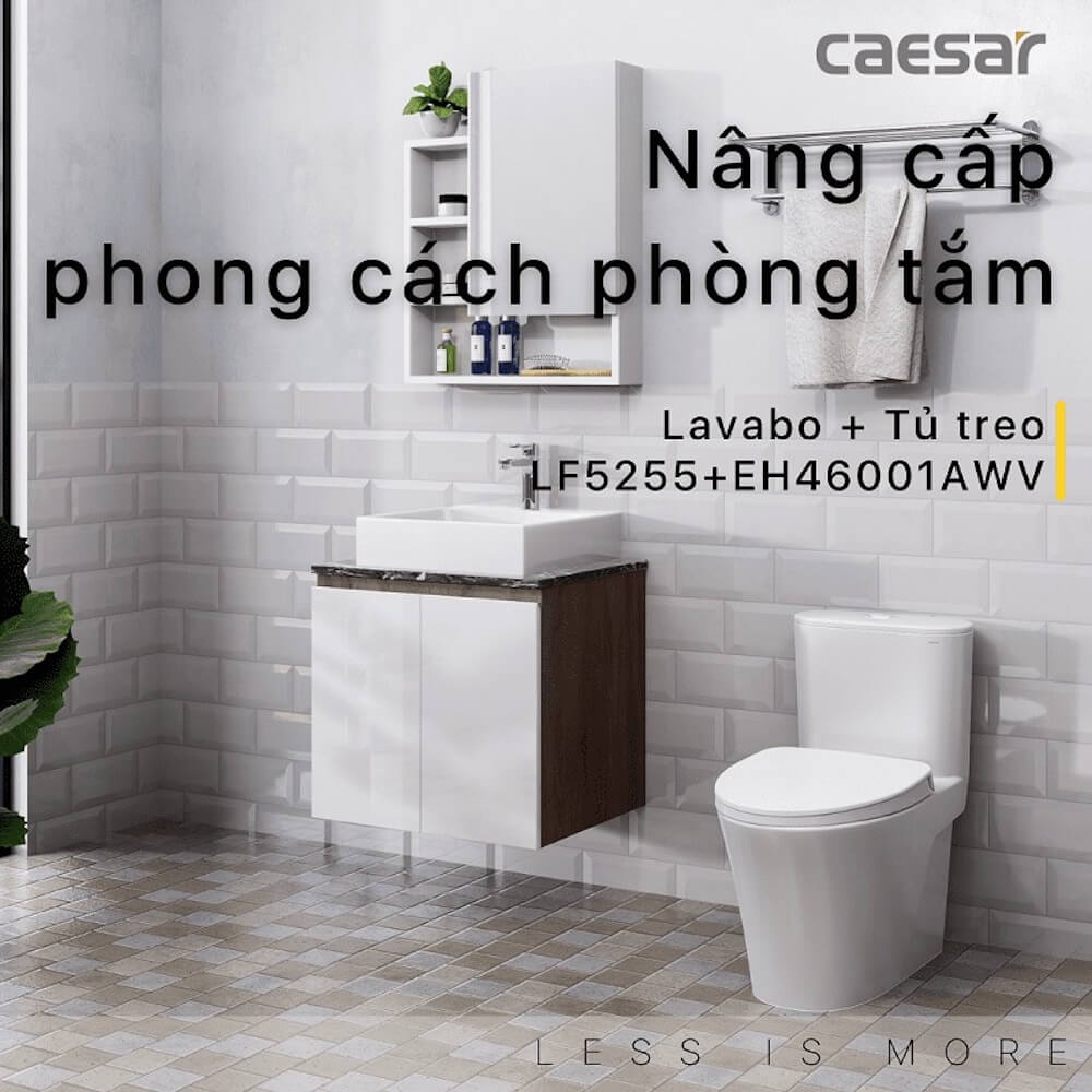 Tủ chậu cabinet Caesar EH46001AWV