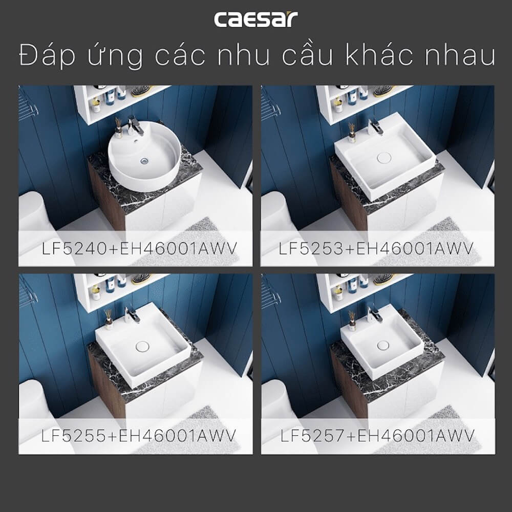 Tủ chậu cabinet Caesar EH46001AWV