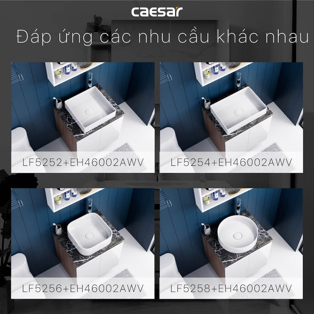 Tủ chậu cabinet Caesar EH46002AWV