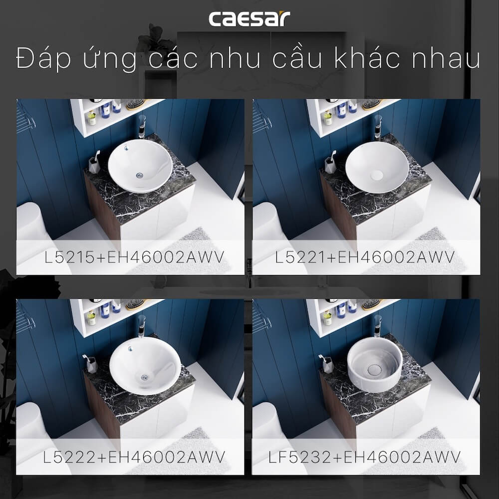 Tủ chậu cabinet Caesar EH46002AWV