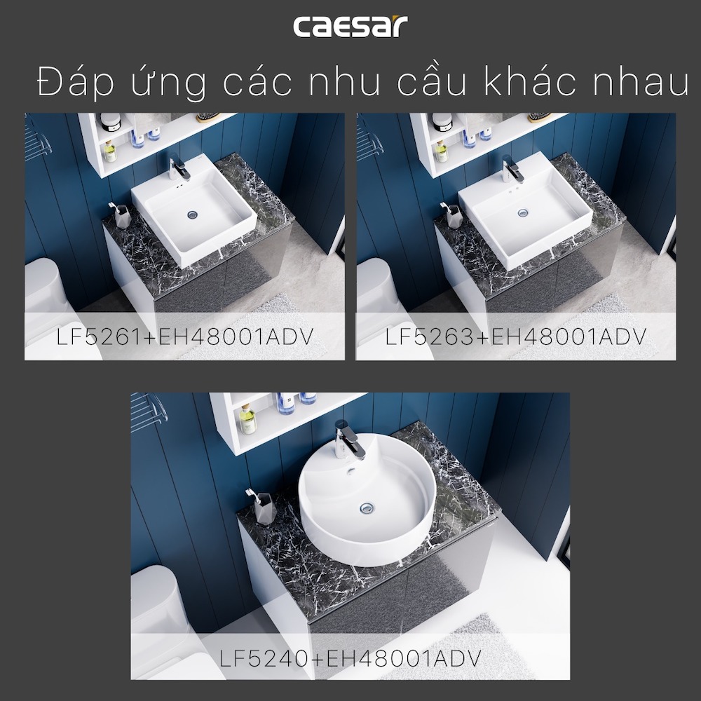 Tủ chậu cabinet Caesar EH48001ADV