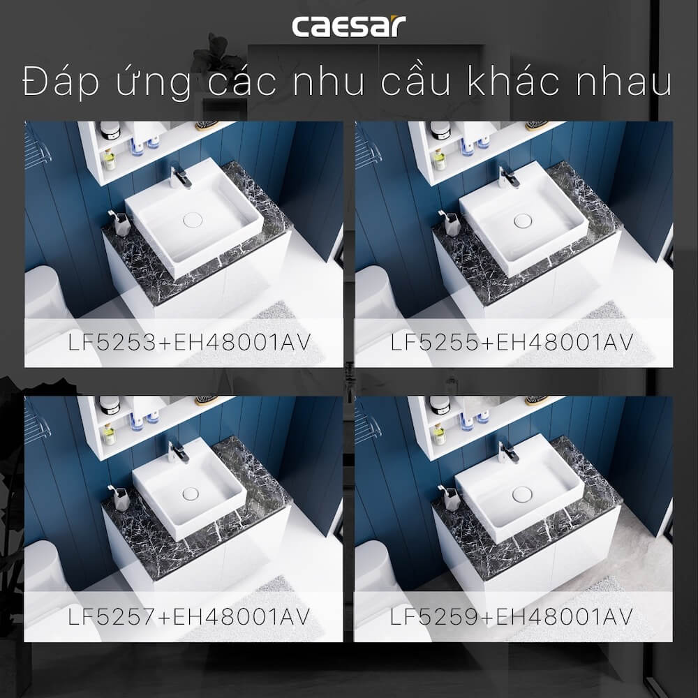 Tủ chậu cabinet Caesar EH48001AV