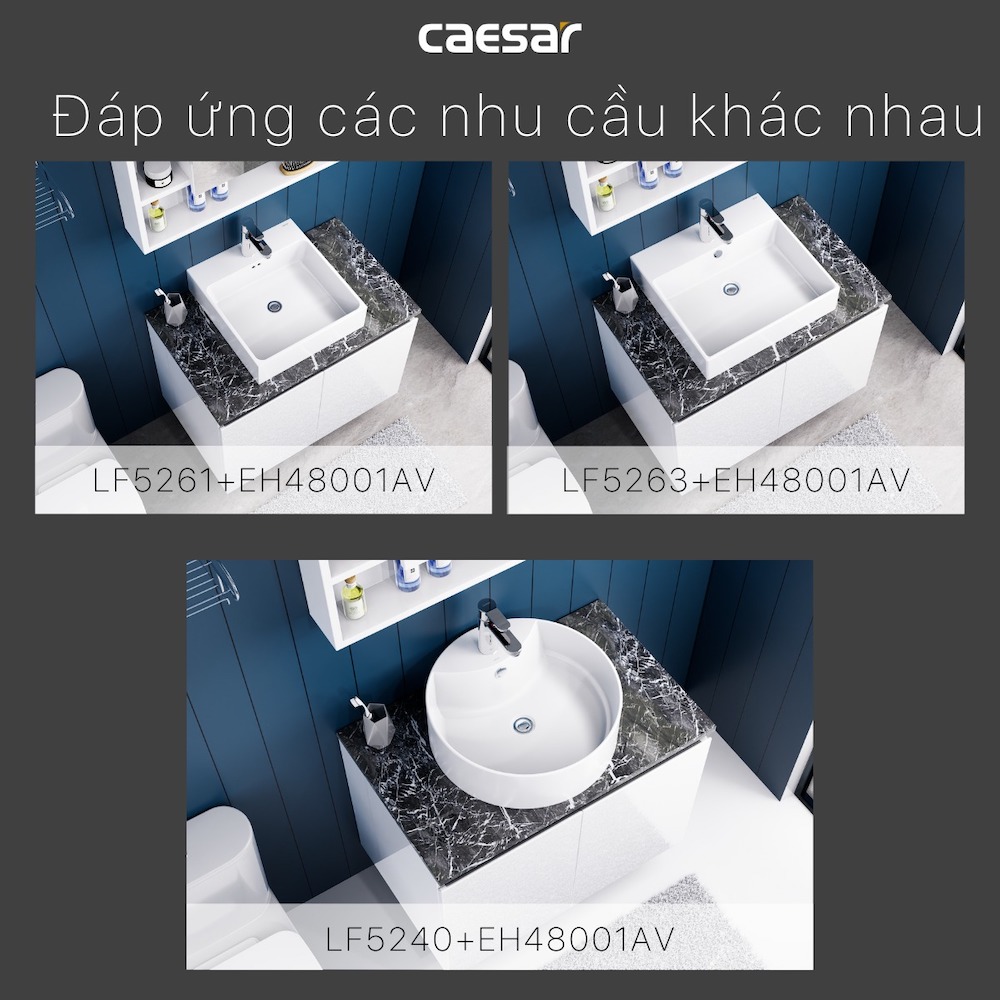 Tủ chậu cabinet Caesar EH48001AV