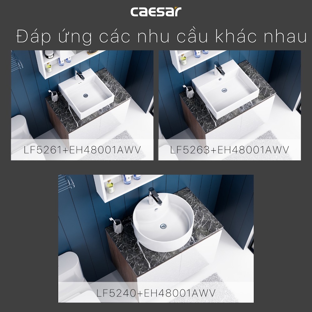 Tủ chậu cabinet Caesar EH48001AWV