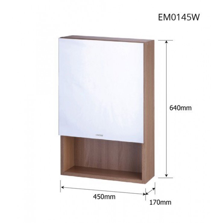Tủ gương treo phòng tắm Caesar EM0145W
